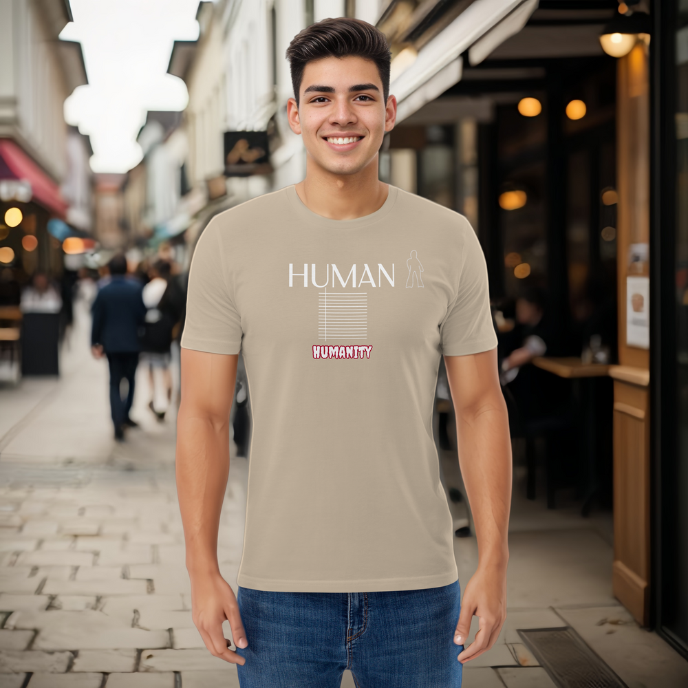 Unisex organic cotton Human t-shirt