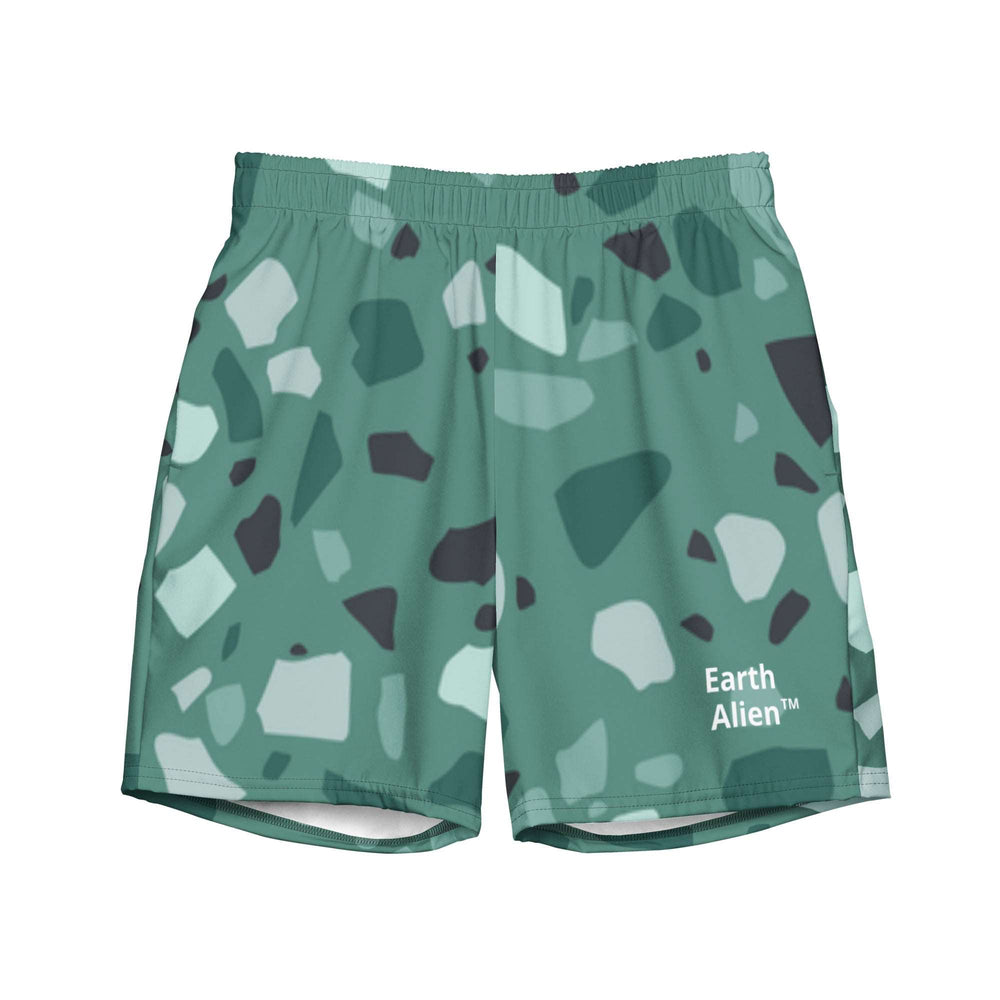 Men's Aqua Alien Green swim trunks