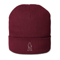 Organic ribbed AG Alien beanie