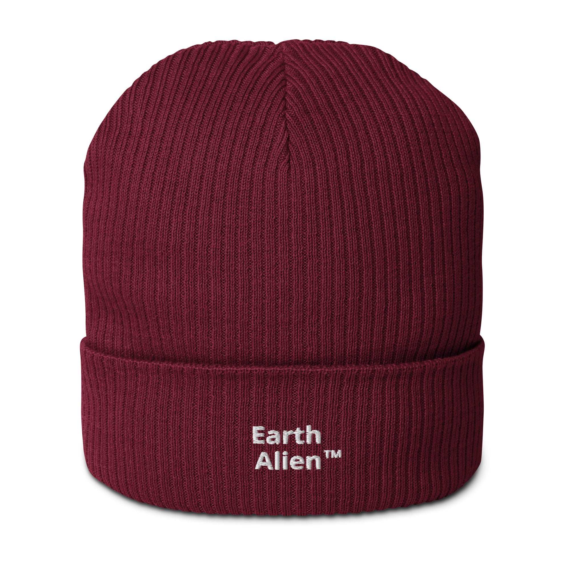 Organic ribbed AG Alien TM beanie