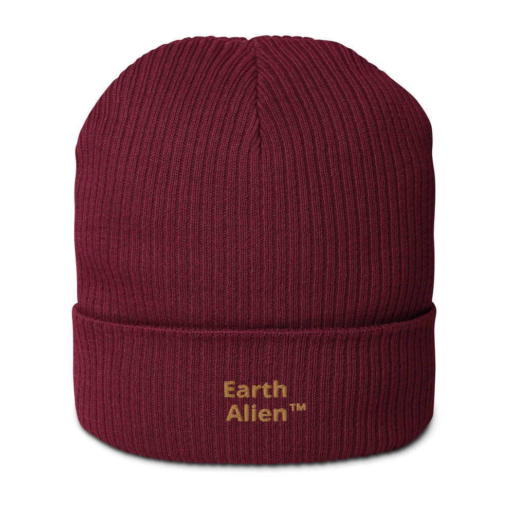 Organic ribbed AU Alien TM beanie