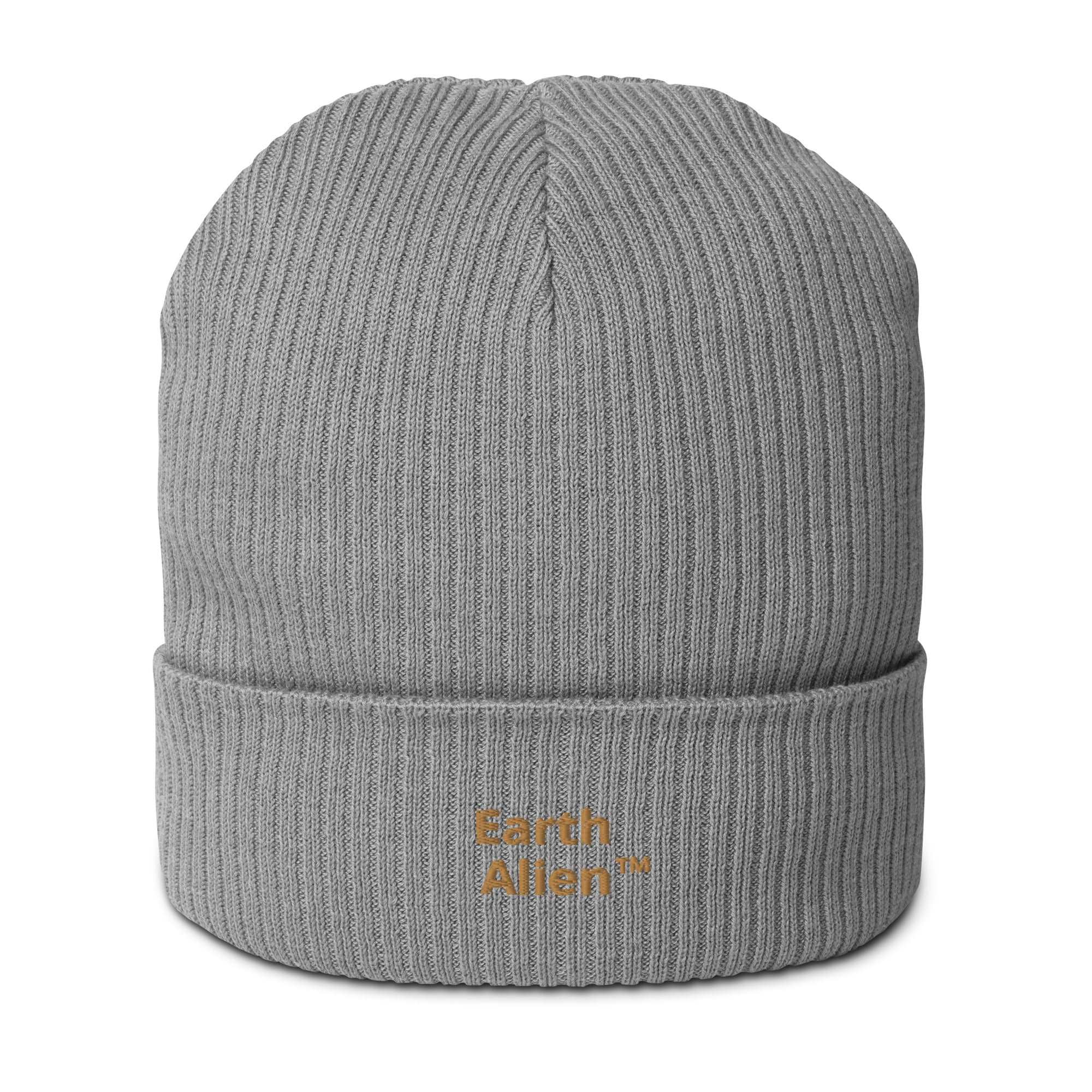 Organic ribbed AU Alien TM beanie