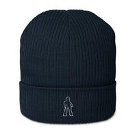 Organic ribbed AG Alien beanie