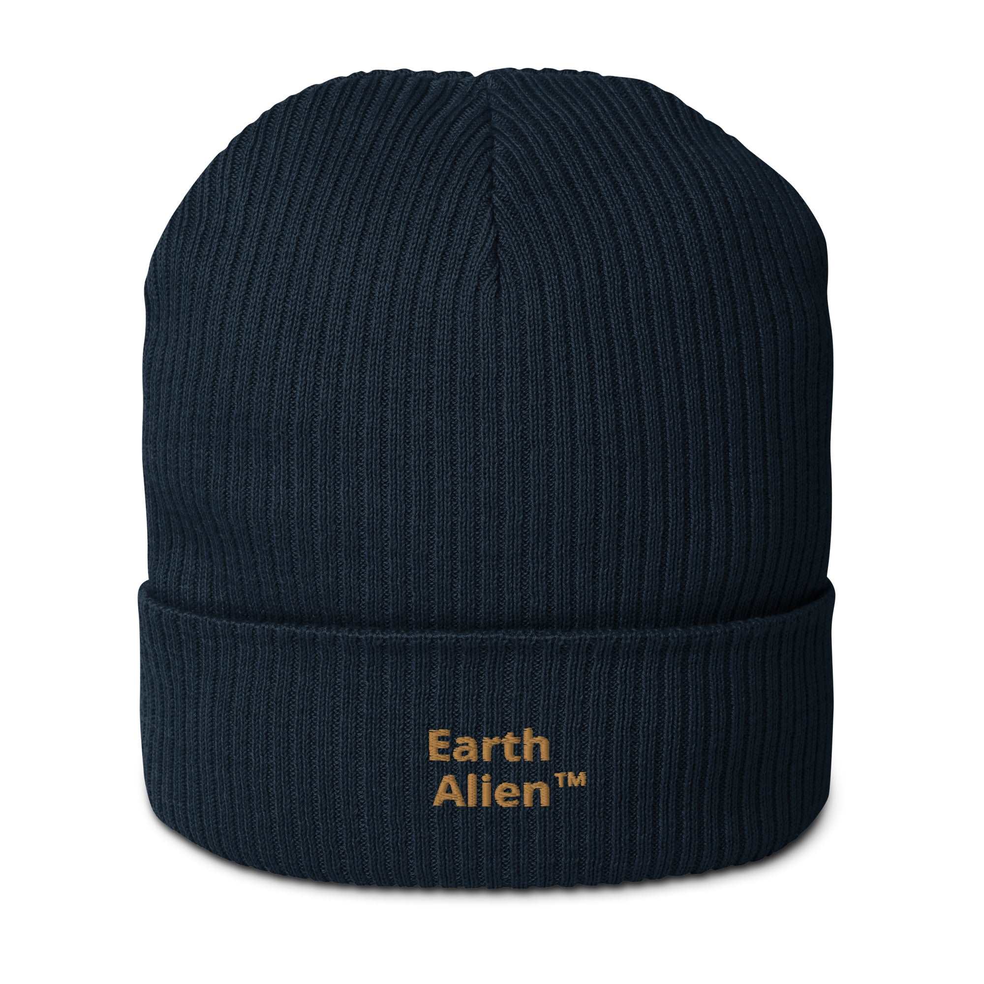 Organic ribbed AU Alien TM beanie