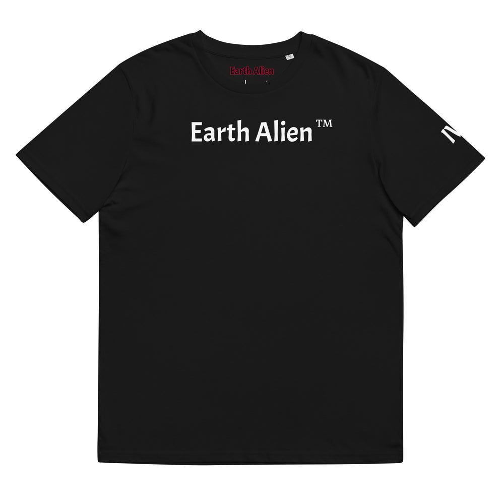 Unisex organic cotton Earth Alien TM t-shirt