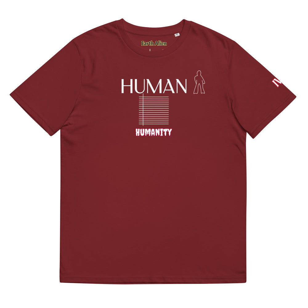 Unisex organic cotton Human t-shirt