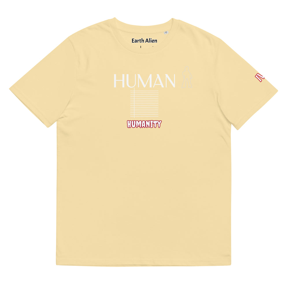 Unisex organic cotton Human t-shirt