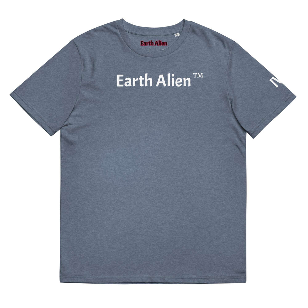 Unisex organic cotton Earth Alien TM t-shirt