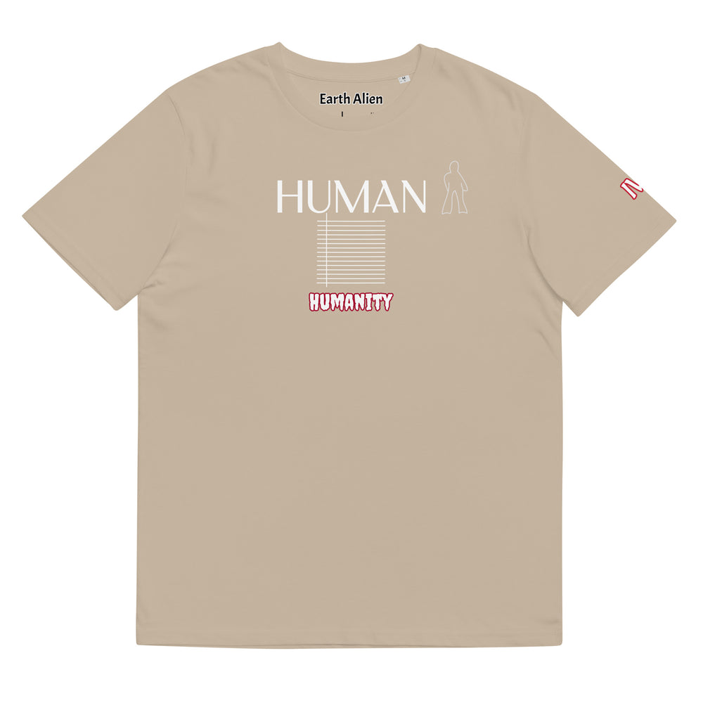 Unisex organic cotton Human t-shirt