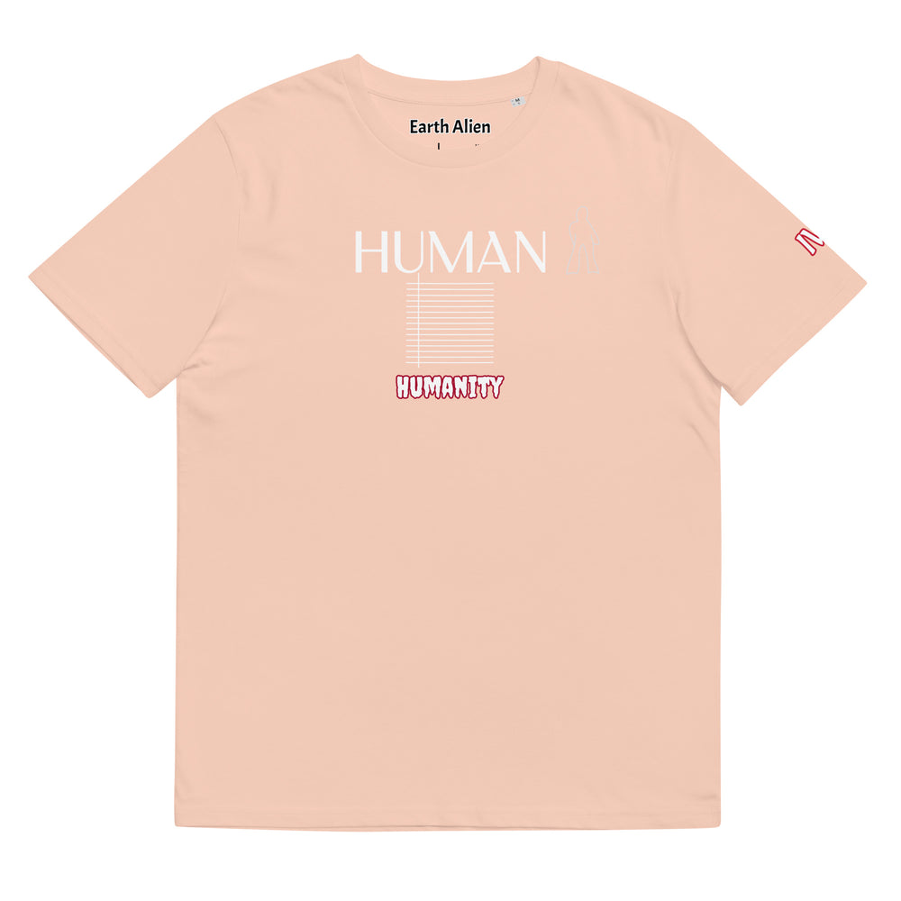 Unisex organic cotton Human t-shirt