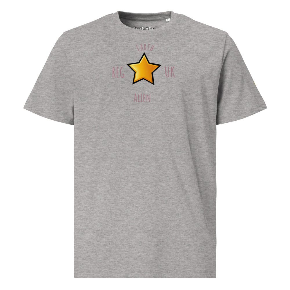 Unisex organic cotton Alien Star t-shirt