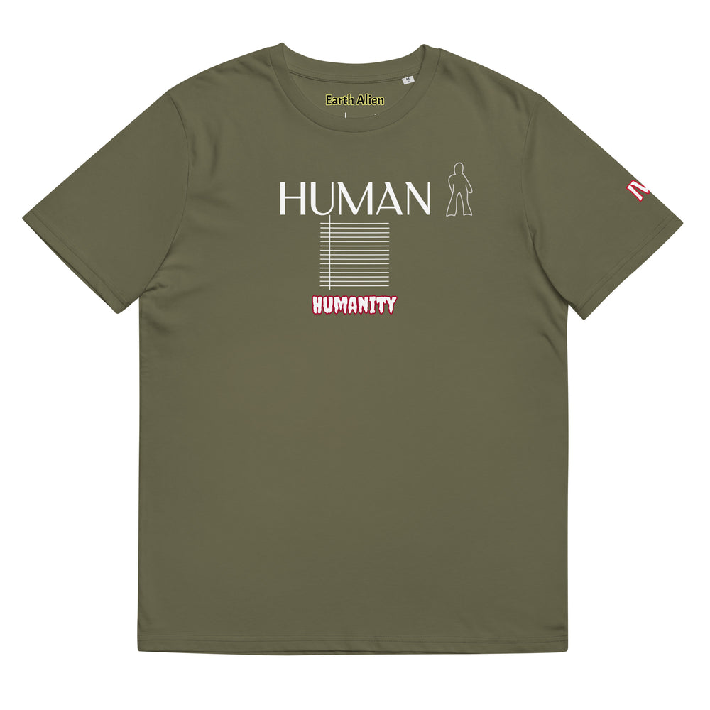 Unisex organic cotton Human t-shirt