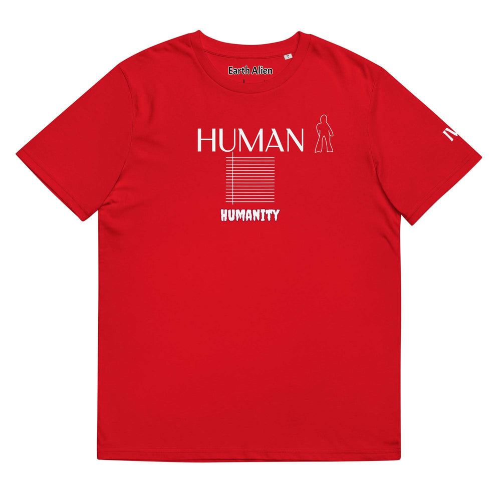 Unisex organic cotton Human t-shirt