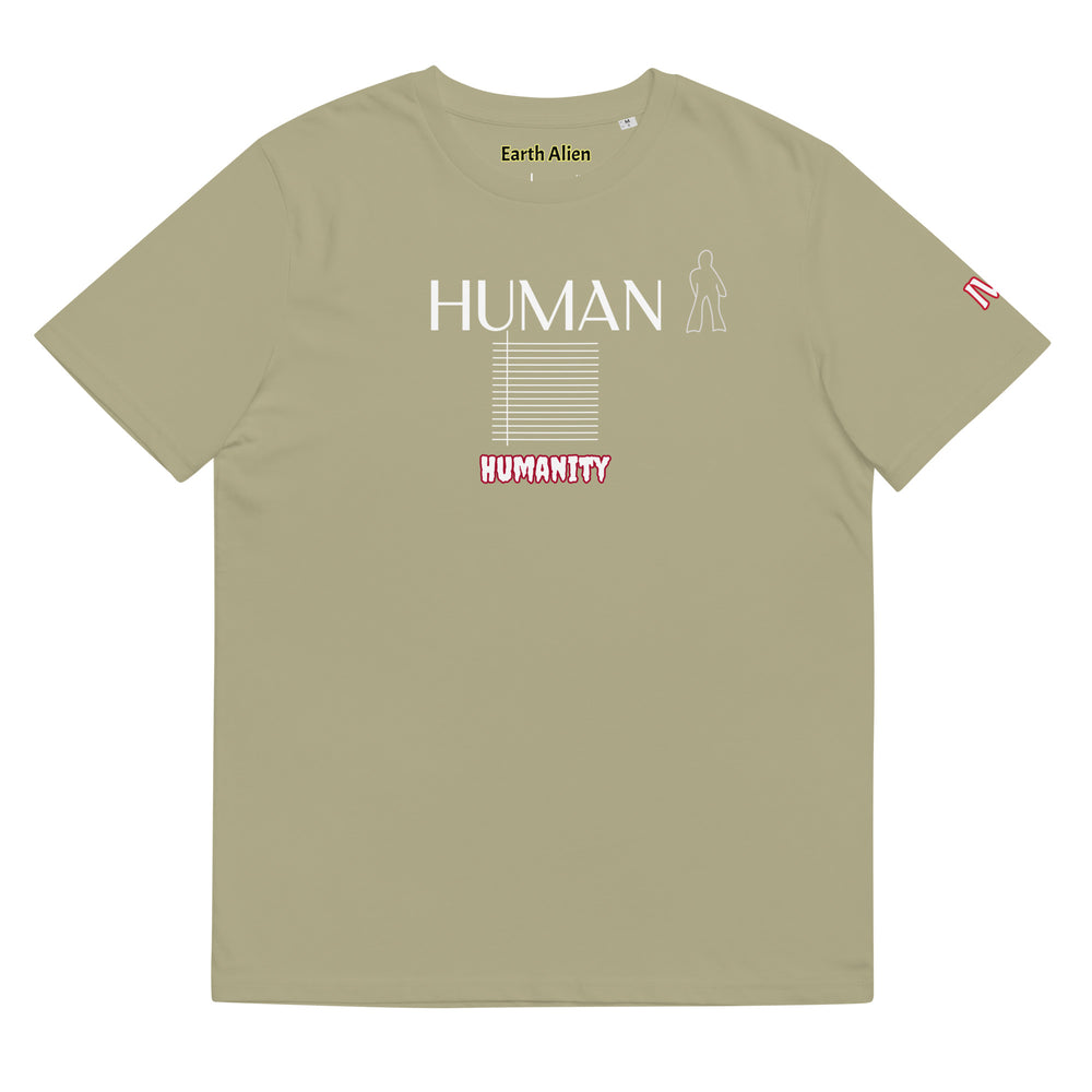 Unisex organic cotton Human t-shirt